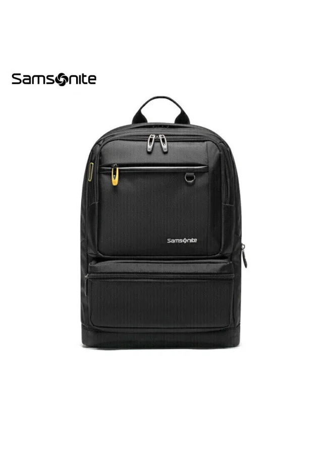 Premium Business Laptop Backpack Professional Notebook Bag for Travel and Office (Black, 14 Inches) wir3x
