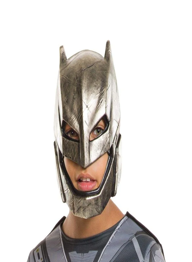 Armored Superhero Half Mask for Kids Premium Costume Accessory (One Size) 8lua1