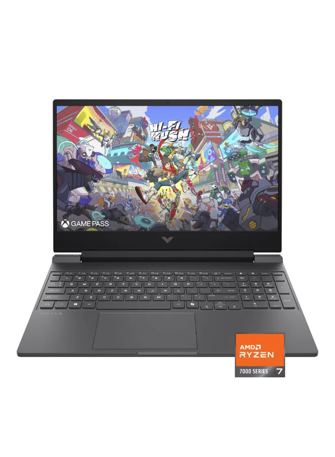 Premium 15.6 Inch Full HD Gaming Laptop, AMD Ryzen 7, 16GB RAM, 512GB SSD, 6GB Dedicated Graphics, Windows 11 Home (Mica Silver, 15.6 Inch) u6jpd