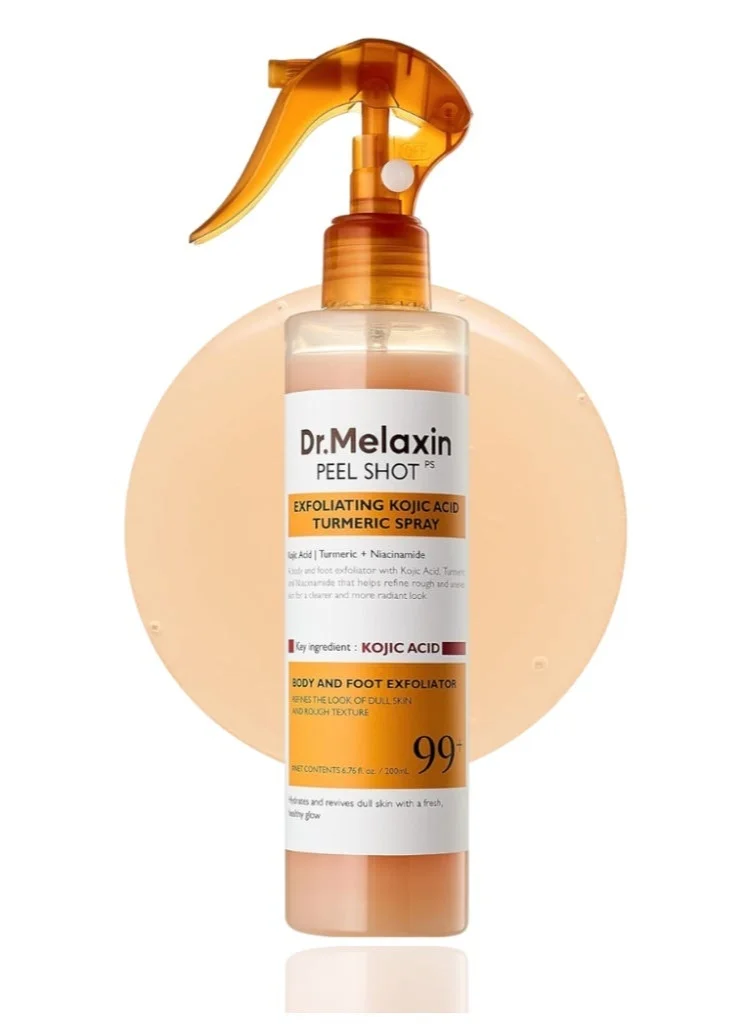 Dr. Melaxin Peel Shot Exfoliating Kojic Acid Turmeric Spray (200 mL) vz3ib