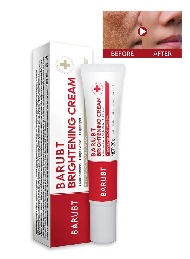 BARUBT Brightening Face Cream, Premium Dark Spot Corrector for Uneven Skin Tone (20g) zxwbk