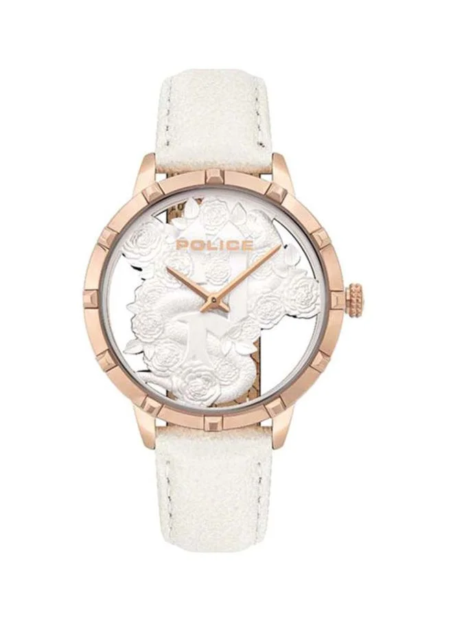 Police Marietas Analog Watch Premium Leather Strap Quartz Movement (For Women) 7lkcj