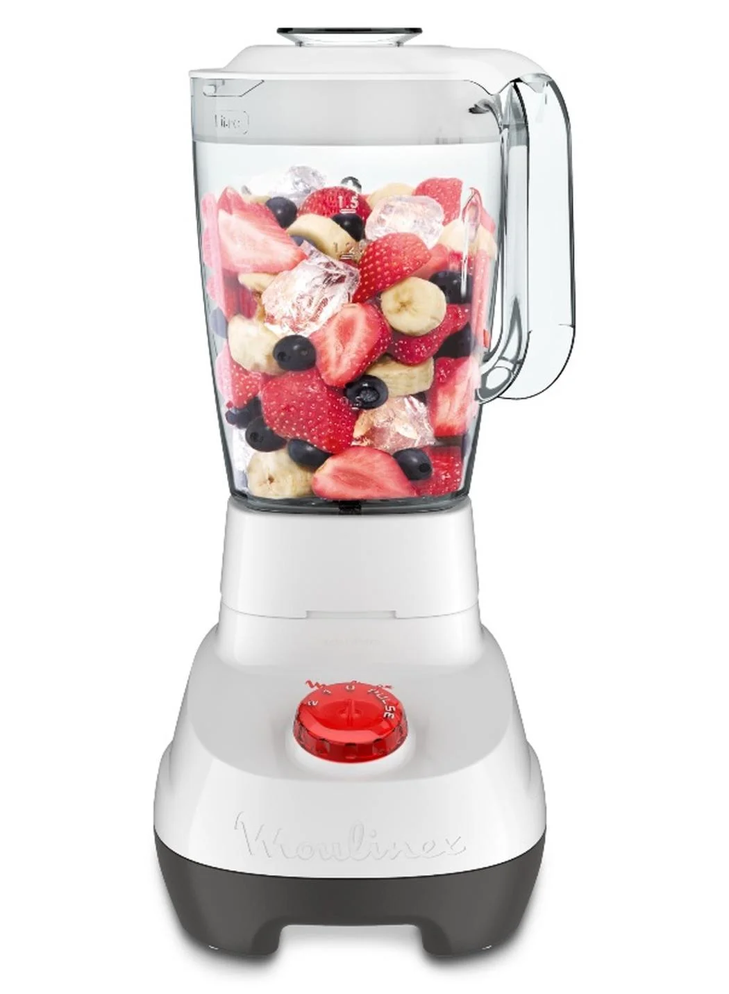 Premium Electric Smoothie Blender High-Performance Mixer with 2 Attachments (White, 2 L, 700 W) 3cbd9