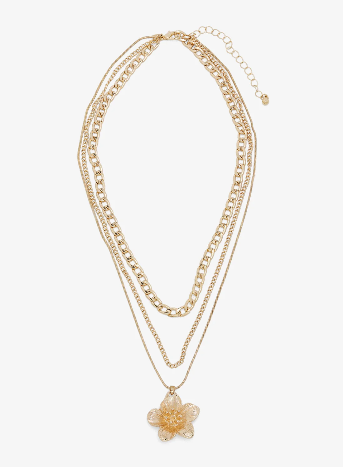 ELLA Gold Accent Layered Necklace Premium Minimalist Jewelry For Women (One Size) 8ixy7
