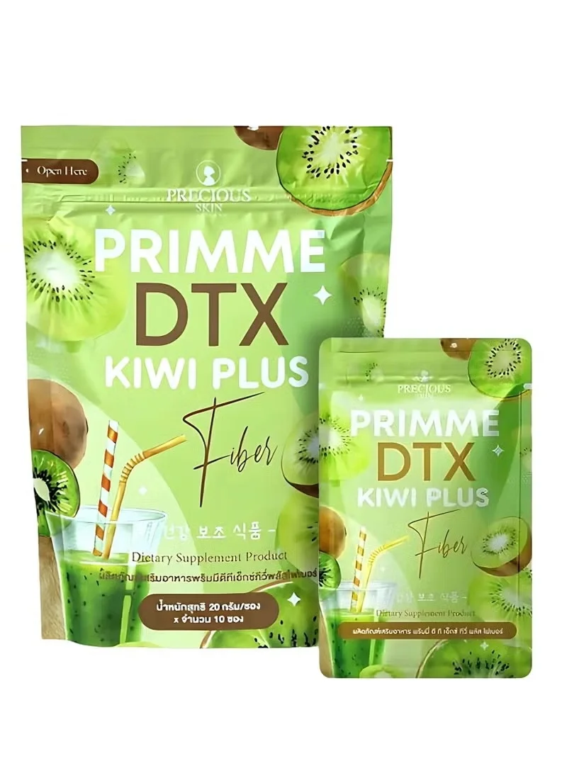 Precious Skin DTX Kiwi Plus Fiber Drink Mix (10 Sachets, 150g) gbok6