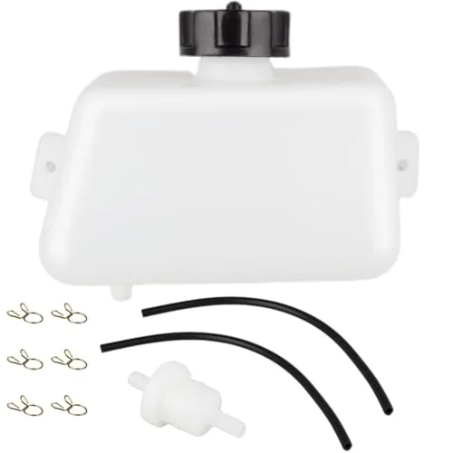 Amavoler Fuel Tank for 2-Stroke Mini Moto Dirt Bike Quad ATV (43cc-49cc, Black) opvx1