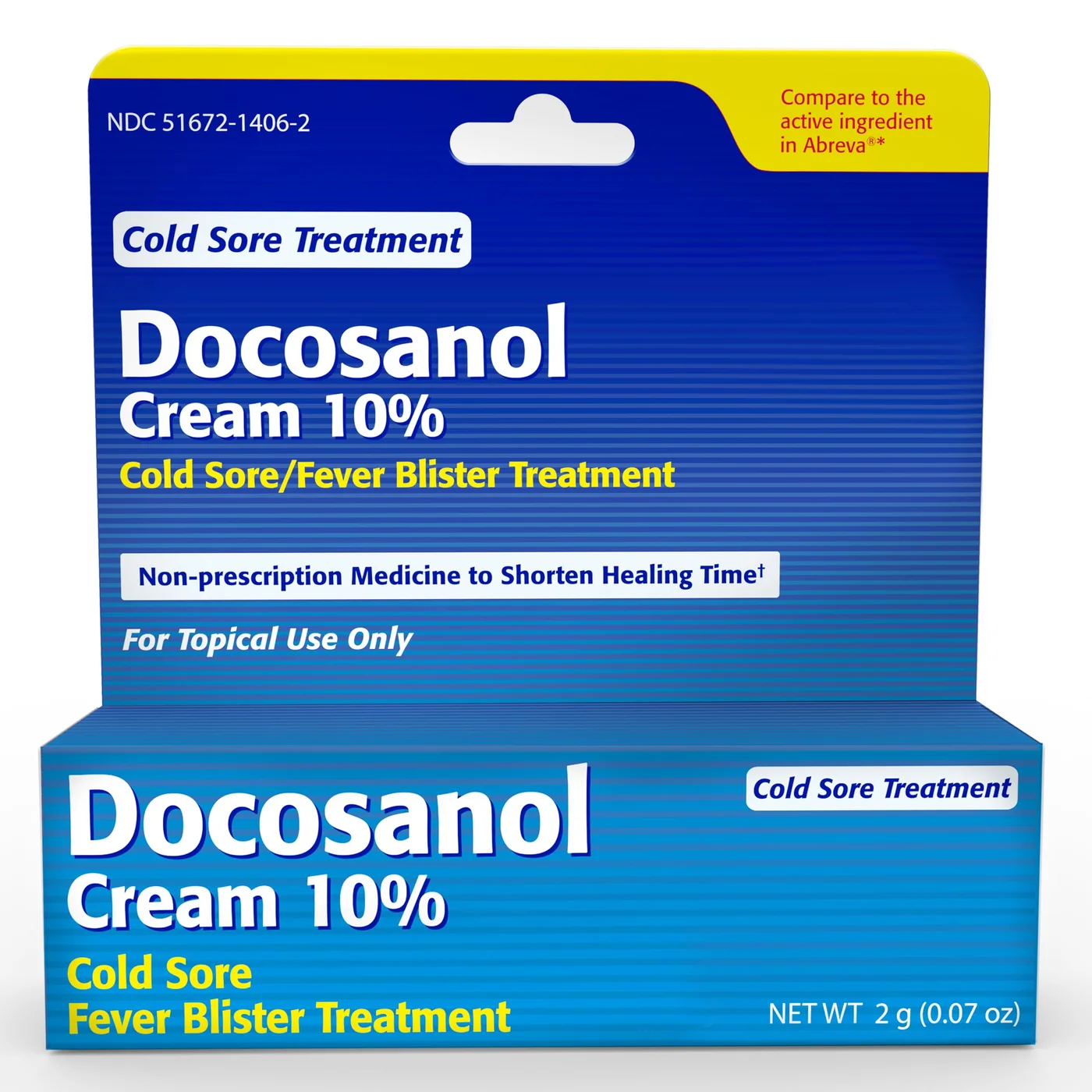 Taro Docosanol 10% Cream for Cold Sore and Fever Blister Relief (2g) qokn8