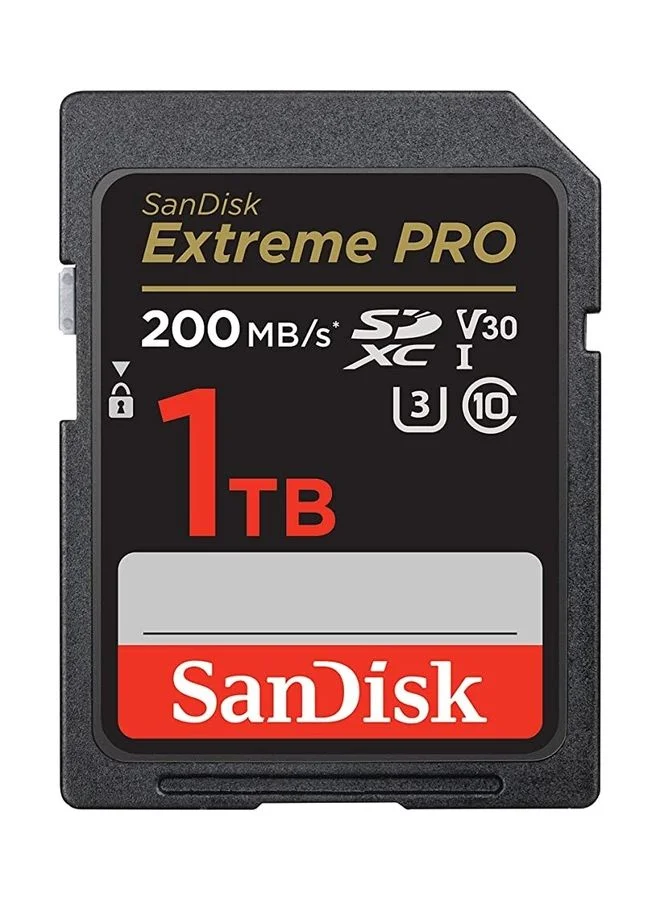Professional High-Speed SD Memory Card 1TB for 4K Video Recording (Compatible with DSLR and Mirrorless Cameras, 200MB/s Read Speed) yj2vy