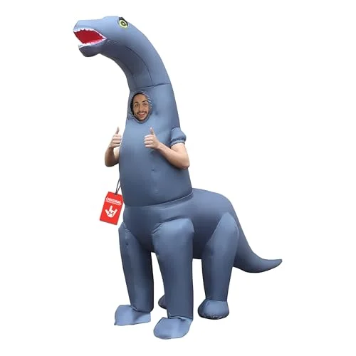 Premium Inflatable Dinosaur Costume Full Body Suit (Adult, One Size) 7kkws