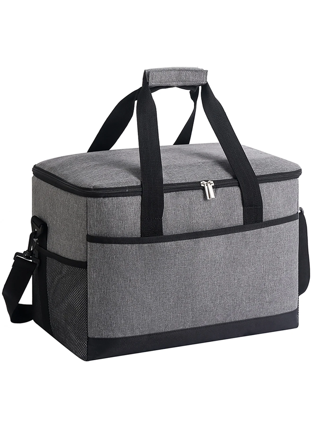 Premium Soft Cooler Bag Insulated Leakproof Ice Chest for Camping Beach and Travel (Grey, 35L) kutma