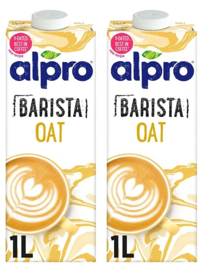 Alpro Oat Barista Edition Plant-Based Milk (2 x 1 L) g1l43