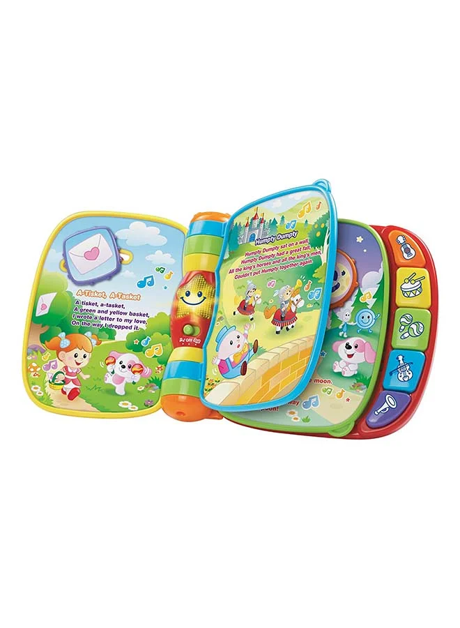 Interactive Musical Rhymes Book Educational Learning Toy for Kids (Polypropylene, 1 Unit) jqyur