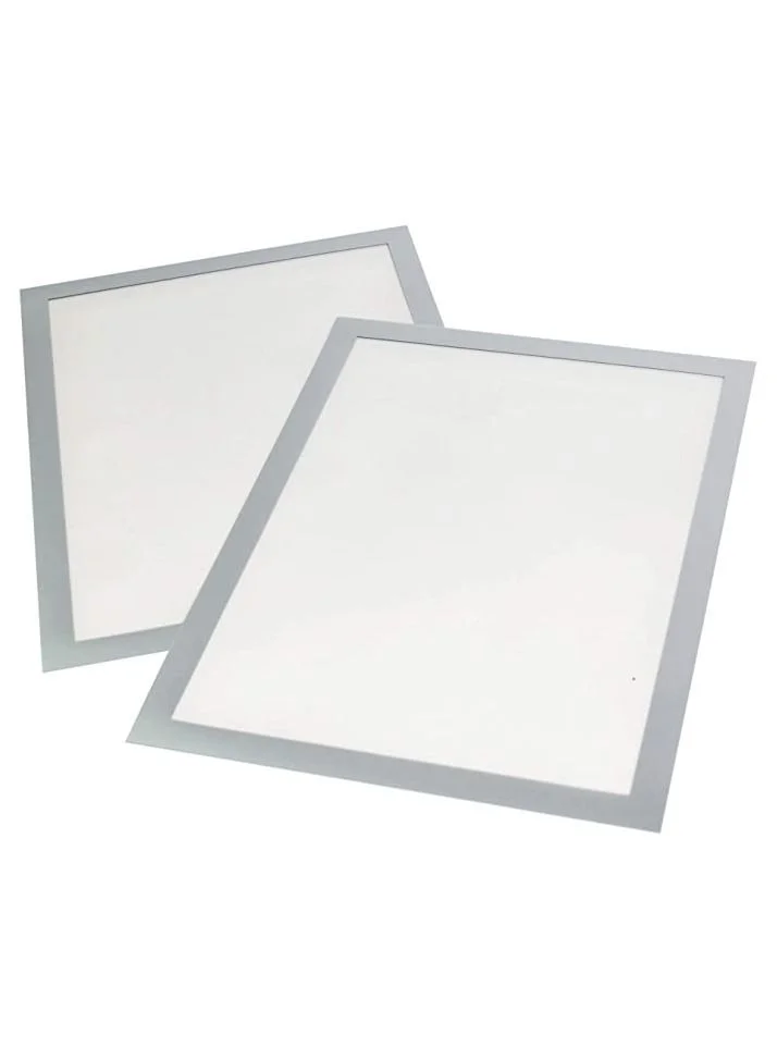 Premium Magnetic Display Frames (Metallic Silver, 2 Pieces, 21 cm x 29.7 cm) uojs2