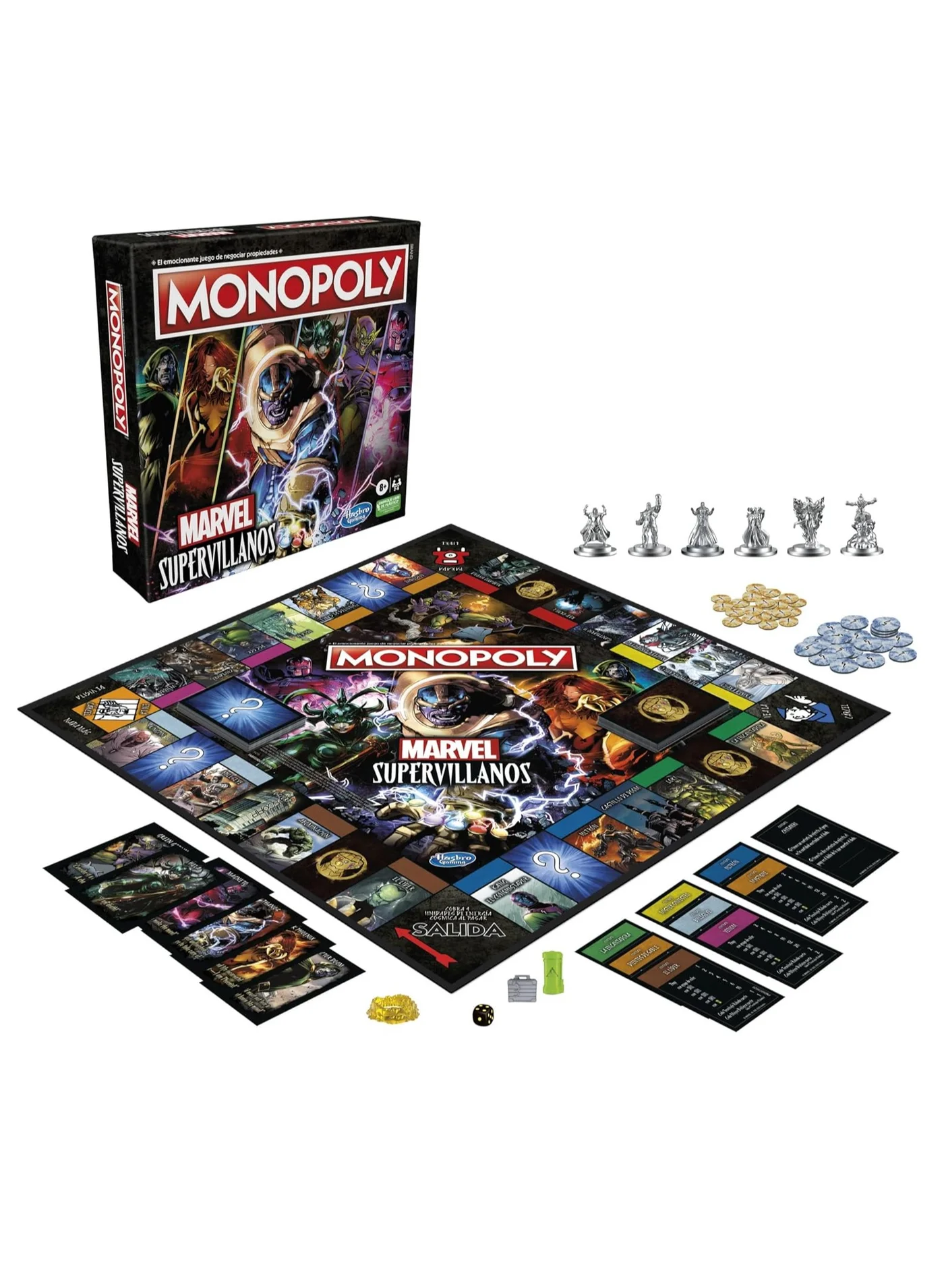 Superhero Super Villains Strategy Board Game for Family Game Night (2-6 Players, 8+ Years) 8egoa