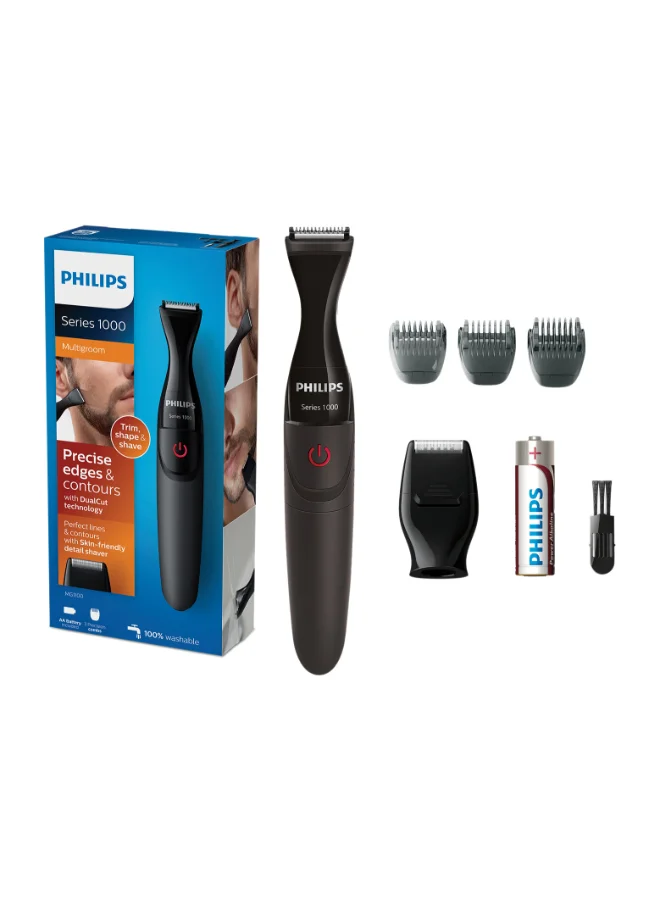 Professional Ultra-Precise Beard Styler Grooming Kit with 3 Precision Combs and Washable Design (Black, 1 Piece) ykhas