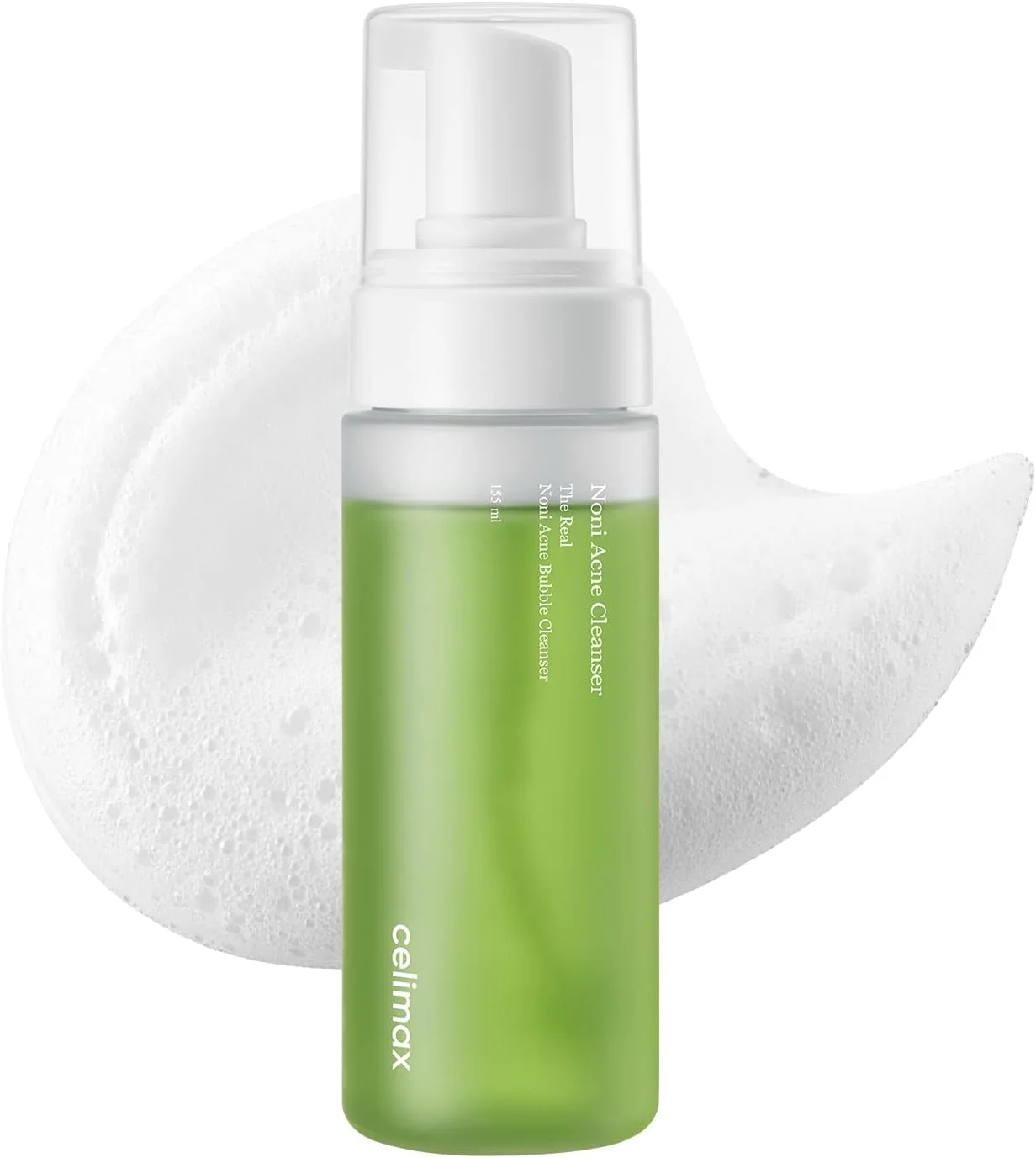 Celimax The Real Noni Acne Bubble Cleanser Gentle Facial Wash for All Skin Types (155 mL) nc9dj