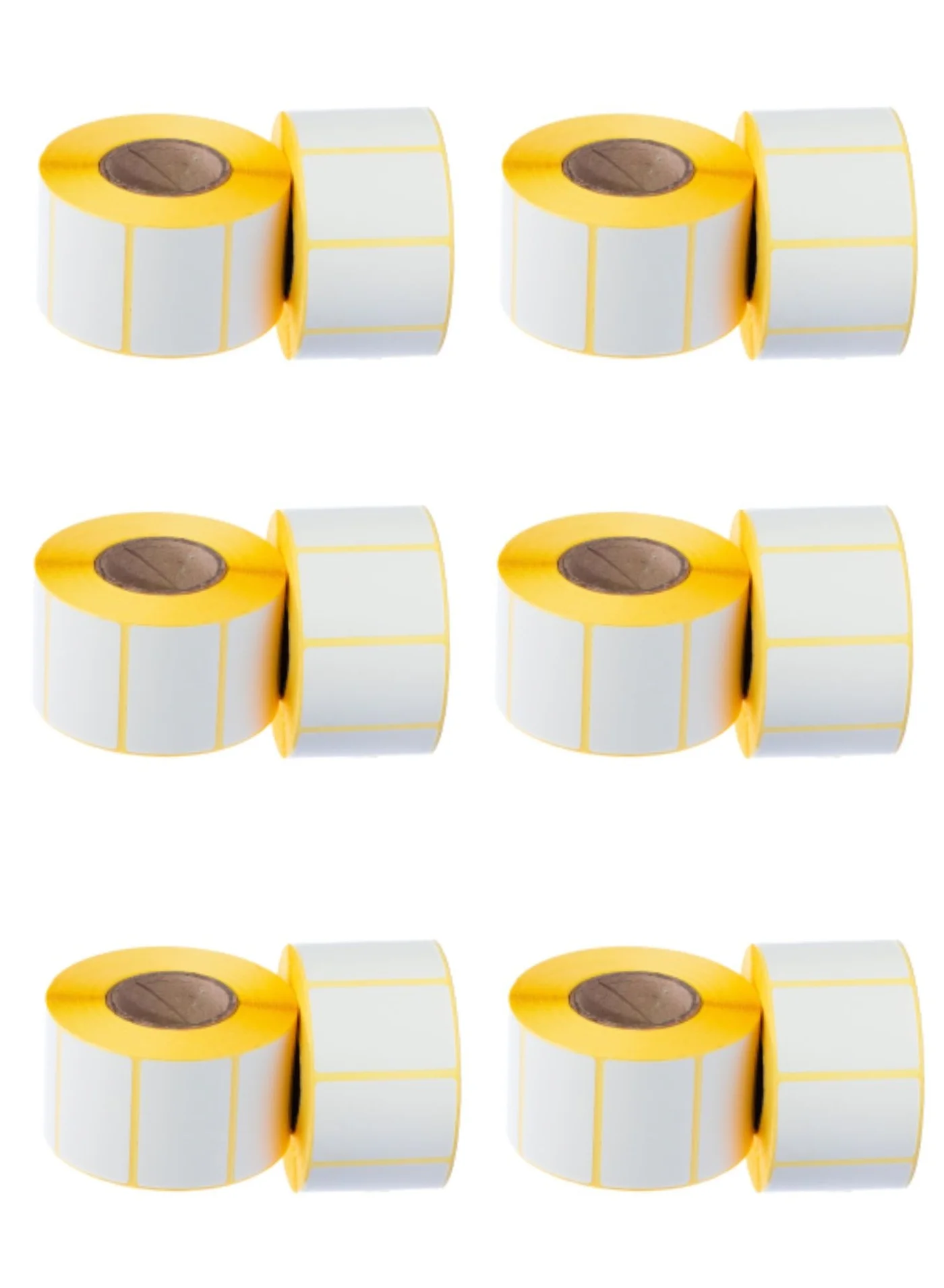 Terabyte Direct Thermal Barcode Label Stickers (50mm x 25mm, 12 Rolls, 12000 Labels Total) rj7qx