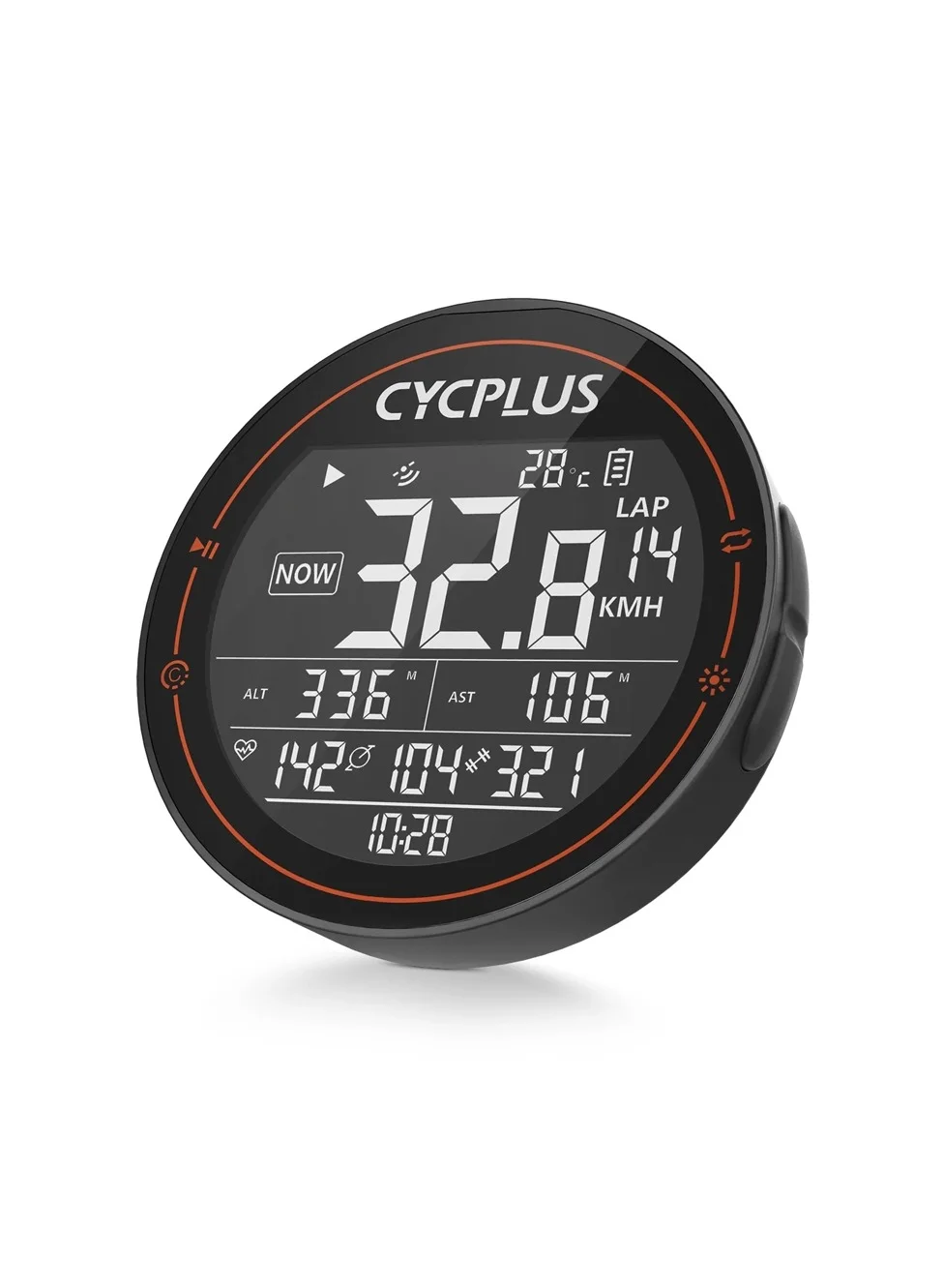 CYCPLUS M2 GPS Bike Computer Wireless Speedometer & Odometer (2.5-inch LCD, Black) ug31d