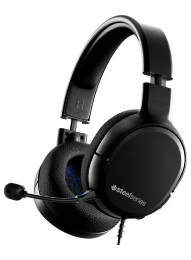 Premium Wired Gaming Headset with Noise-Canceling Microphone for Console and PC (Black, One Size) m1wh5