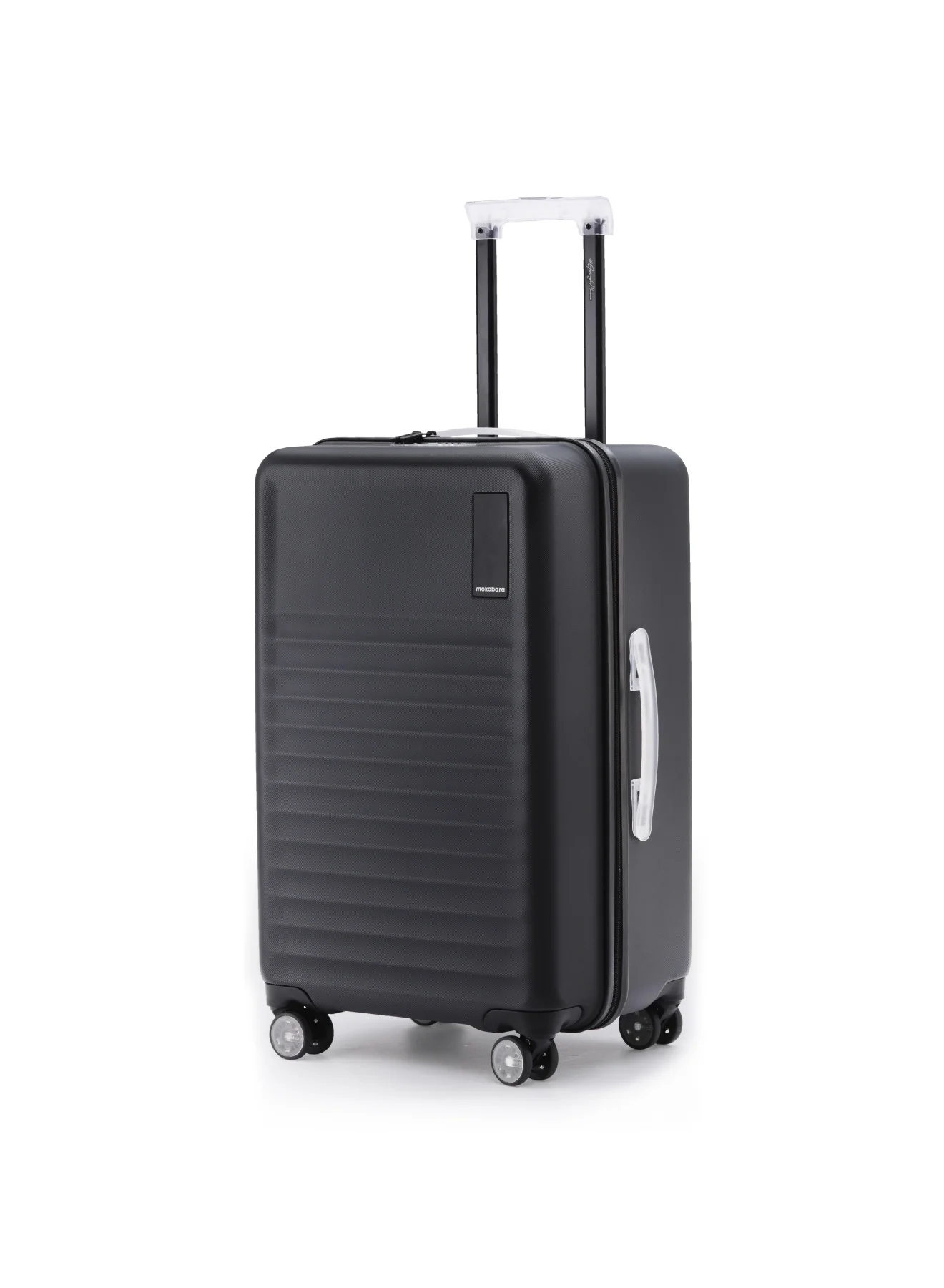 Mokobara The Aisle Trunk Check-In Luggage Premium Polycarbonate Hard Shell Suitcase (Black, 75 cm) aegpa