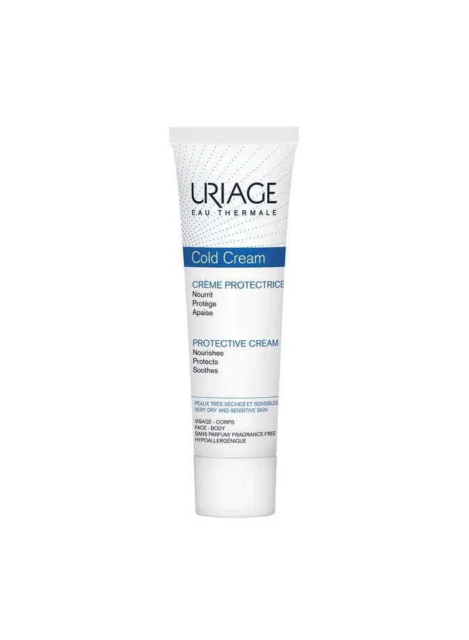 Uriage Protective Cold Cream for Dry and Sensitive Skin (100 mL) sxnin