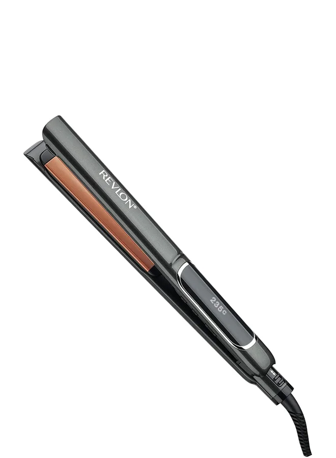 Premium Digital Hair Styler with Copper Plates for Frizz Control (Black, 1 Unit) s5s67