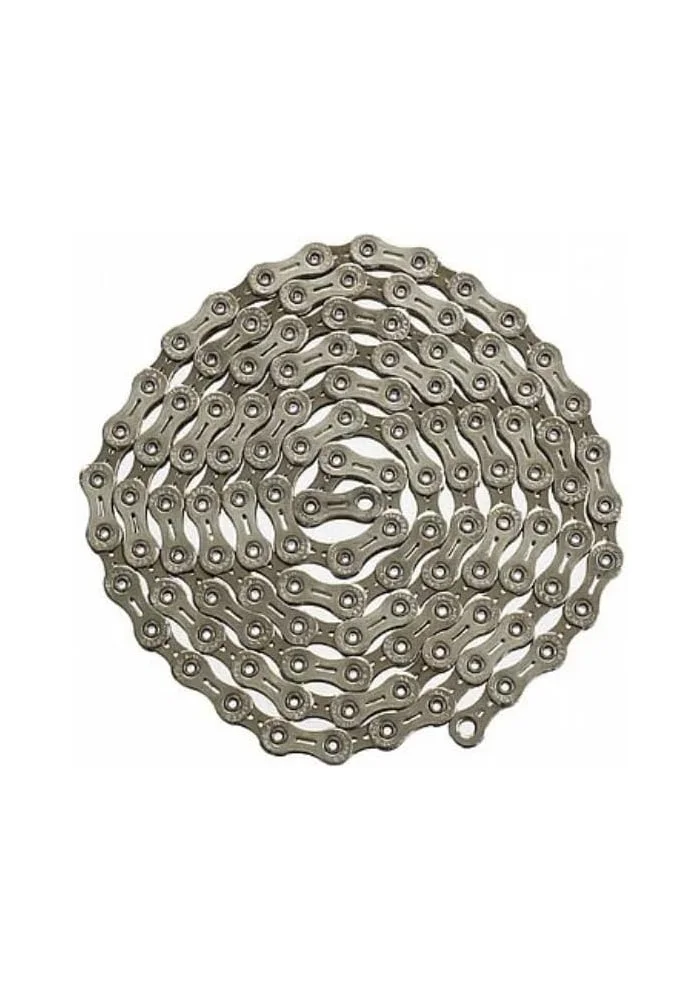 Premium 11-Speed Bicycle Chain Lightweight Hollow Pin Drivetrain Component (Silver, 116 Links) d8uo3