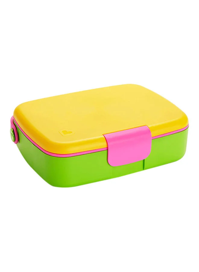 Bento Toddler Lunch Box Leak-Proof Food Container for Kids (Yellow, 1 Piece) uhi5s