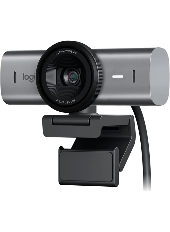 Premium Ultra HD 4K Streaming Webcam with Dual Noise-Reducing Microphones and USB-C Connectivity (Graphite, 1 Unit) 96gv1