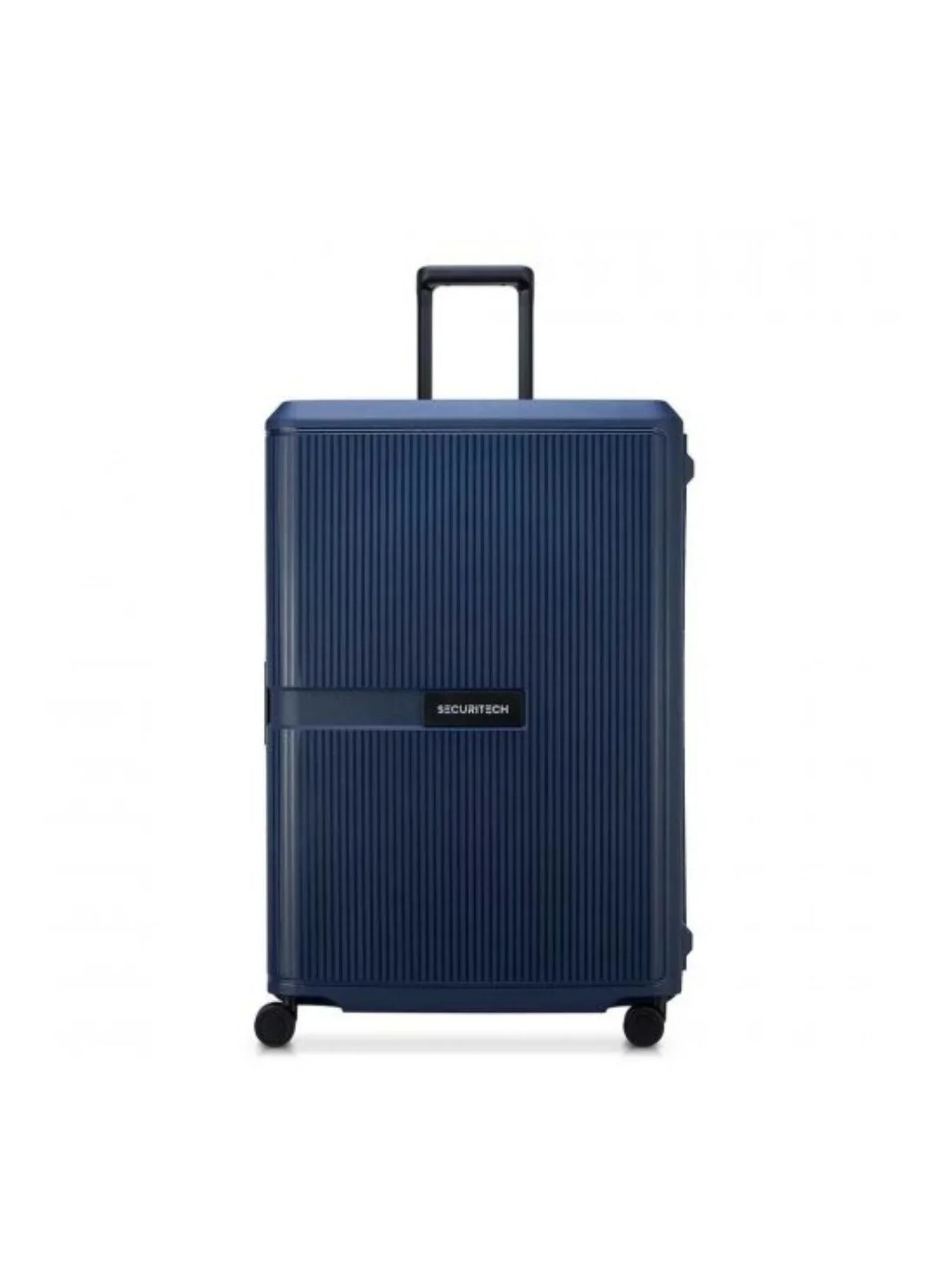 Premium Hardcase Luggage Trolley 82cm Spinner Suitcase with 4 Double Wheels (Navy) oc00w