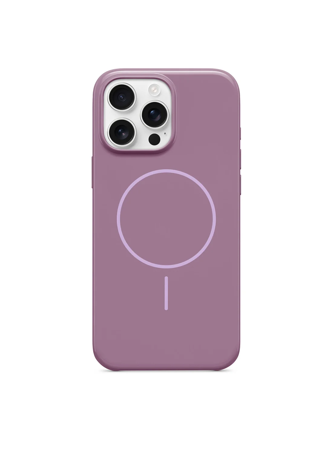 Premium Protective Silicone Case for Smartphone 16 Pro Max with Magnetic Charging Support (Sunset Purple) jc5mi
