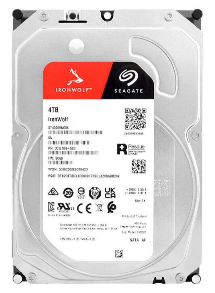 Premium NAS Internal Hard Drive 4TB 3.5-inch SATA 6Gb/s High-Performance Storage for Network Attached Systems (4TB) mf6cq