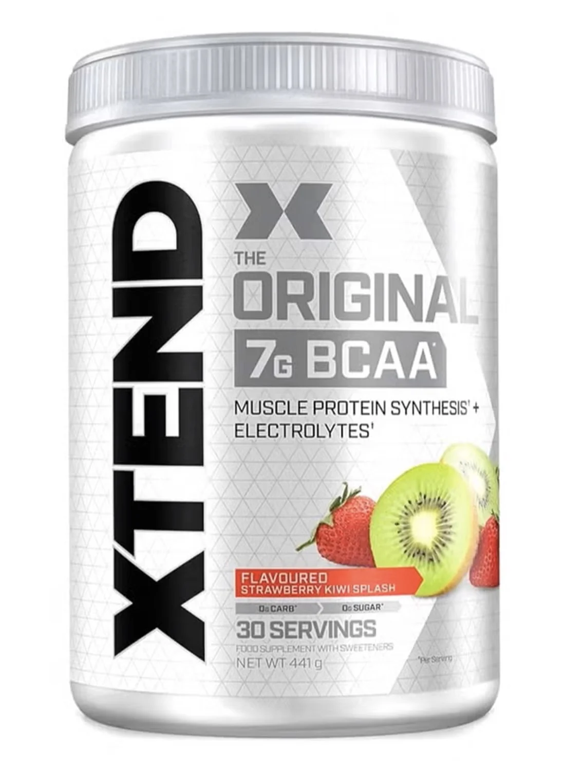 XTEND BCAA Muscle Recovery Powder with Electrolytes, Strawberry Kiwi Splash (30 Servings) 96sqy