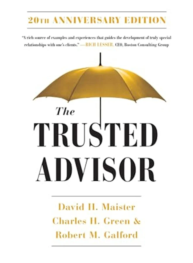 Trusted Advisor 20th Anniversary Edition Professional Development Hardcover Book 76img
