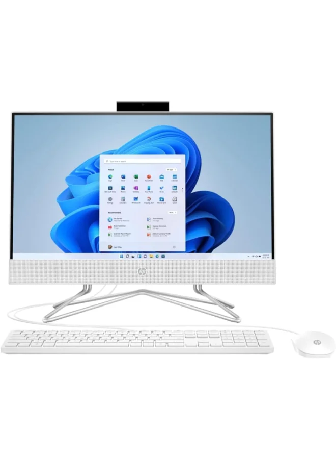 Premium All-in-One Desktop PC 21.5-inch Display Intel Core i3 8GB RAM 256GB SSD Windows 11 (White) 0uart