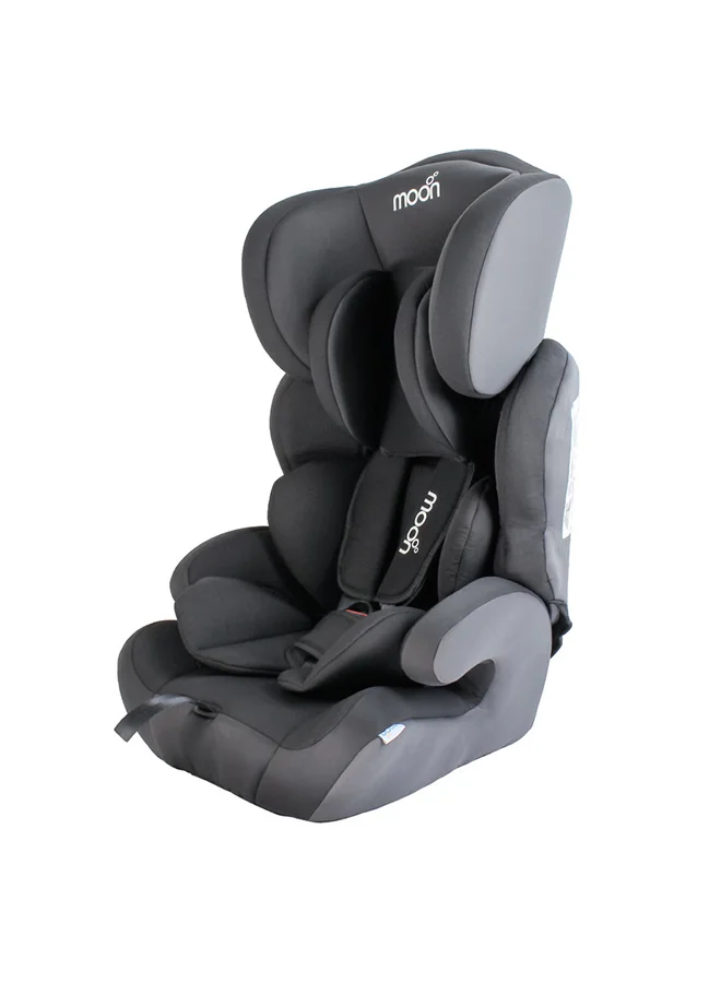 Moon Baby Car Seat Group 1/2/3 Forward-Facing Booster Seat with Safety Harness and Comfort Padding (Ash Grey, 9¨C36kg) 4uh17