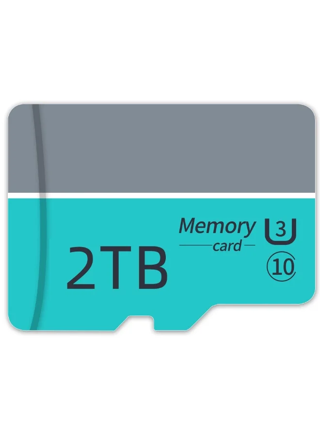 Premium High-Speed Micro SD Memory Card with Adapter (2TB, Class 10) for Dash Cams, Action Cameras, and Surveillance Systems 2u3iv