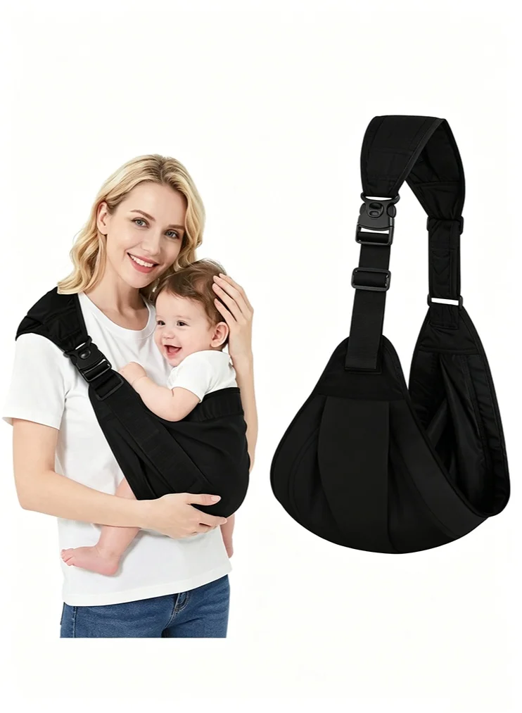 Meayul Ergonomic Baby Carrier Sling with Adjustable Thick Shoulder Straps (Breathable Fabric, Newborn to Toddler) z72fn
