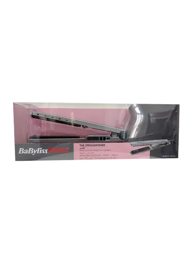 Professional Nano Titanium Ceramic Hair Straightener with Ultra-Smooth EP Technology Plates (Grey, 28mm) 2w2yl