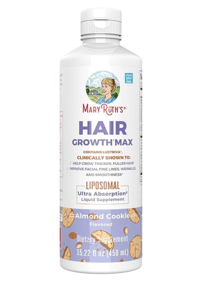 MaryRuth's Liposomal Hair and Skin Support Supplement with Biotin and Pumpkin Seed Oil (For Women, 450 mL) unlg6