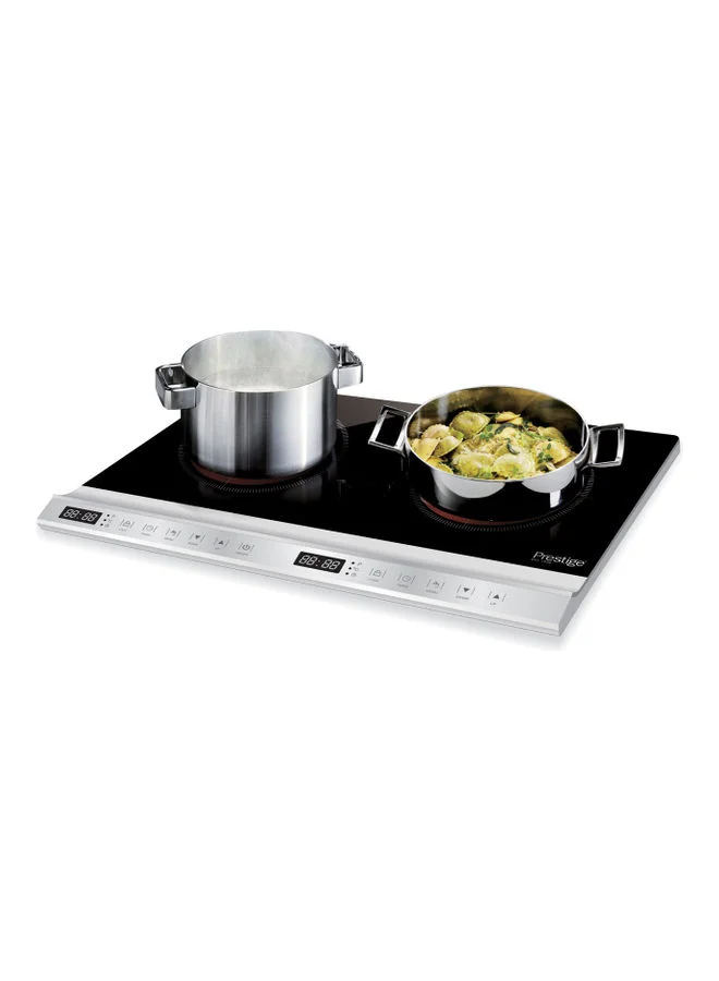 Prestige Double Infrared Cooker Premium Electric Stove (Black, 2 Burner) gyq8p