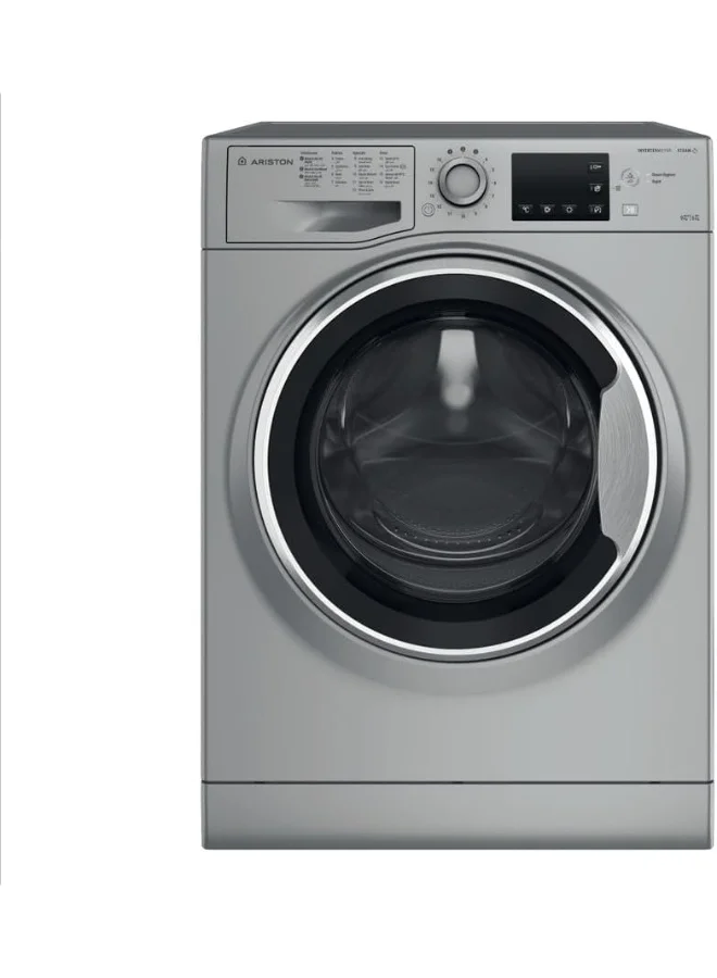 Premium Front Load Washer and Dryer Combo (8kg Wash, 5kg Dry, 1400 RPM, Grey) ulsxu