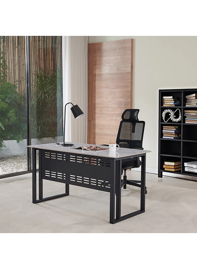 Home Box Marwell Sintered Stone Study Desk Premium Modern Workstation (140 x 70 x 74 cm) 5j5c7