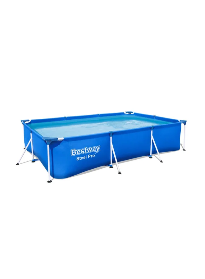 Premium Rectangular Frame Pool Set with Filter Pump (300x201x66cm) rp511