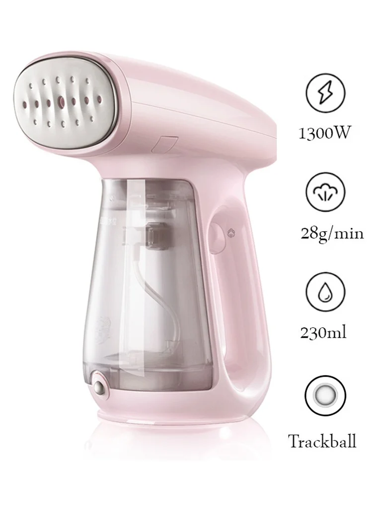 Bear Portable Handheld Garment Steamer 1300W High-Efficiency Fabric Ironer for Travel and Home Use (230 mL) 2s5lh