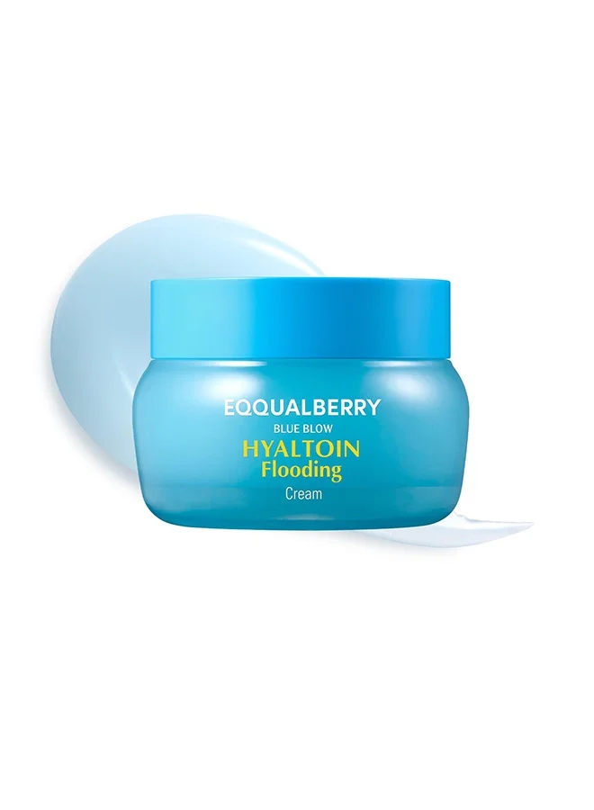 Eqqualberry Hyaltoin Flooding Cream Premium Hydrating Face Moisturizer for All Skin Types (50 mL) zb864