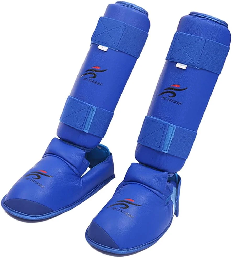 Klarako MMA Shin Guards Protective Leg Pads for Muay Thai Karate Boxing Training (Adults, One Size) cls1z