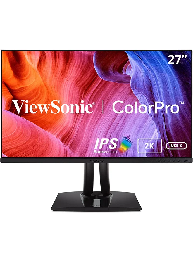 Premium 27-Inch 2K QHD Professional Monitor Pantone Validated sRGB Factory Pre-Calibrated with 60W USB-C (Black, 27-Inch) 1jvb2