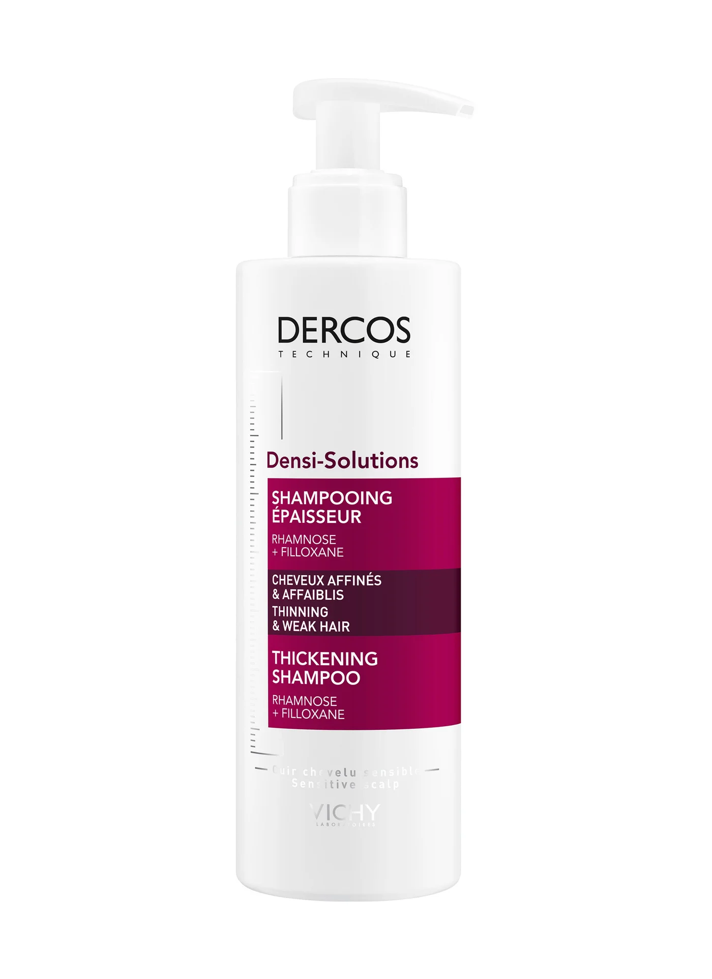 Vichy Dercos Densi-Solutions Thickening Shampoo for Thinning-Prone Hair (250 mL) ajqsi