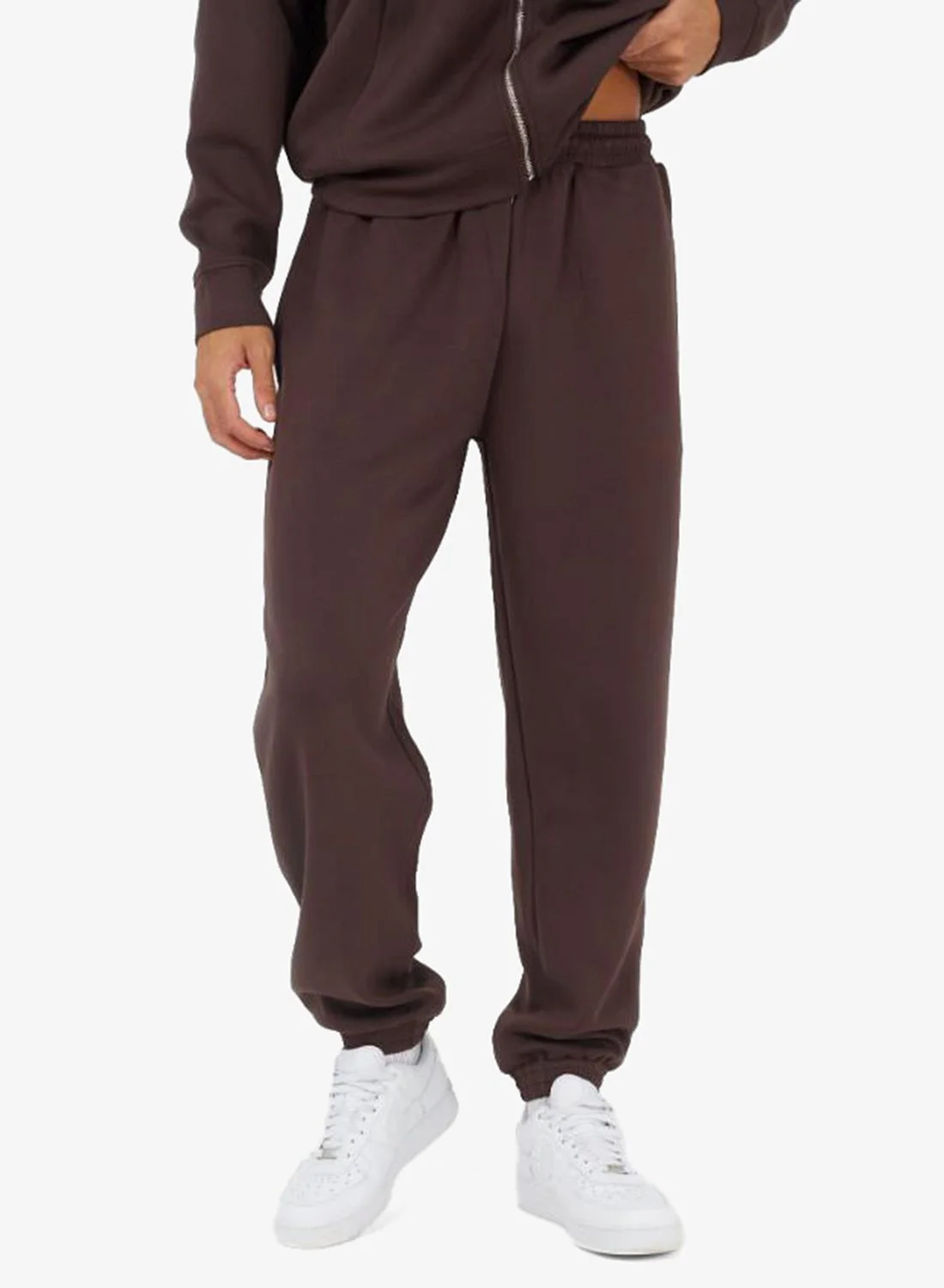 Brave Soul Men's Relaxed Fit Jogger Pants with Drawcord and Side Pockets (Grey, XL) k8wsx